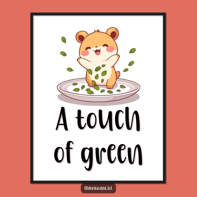 Funny Chef Creature Digital Print: Instant Culinary Art for Your Space