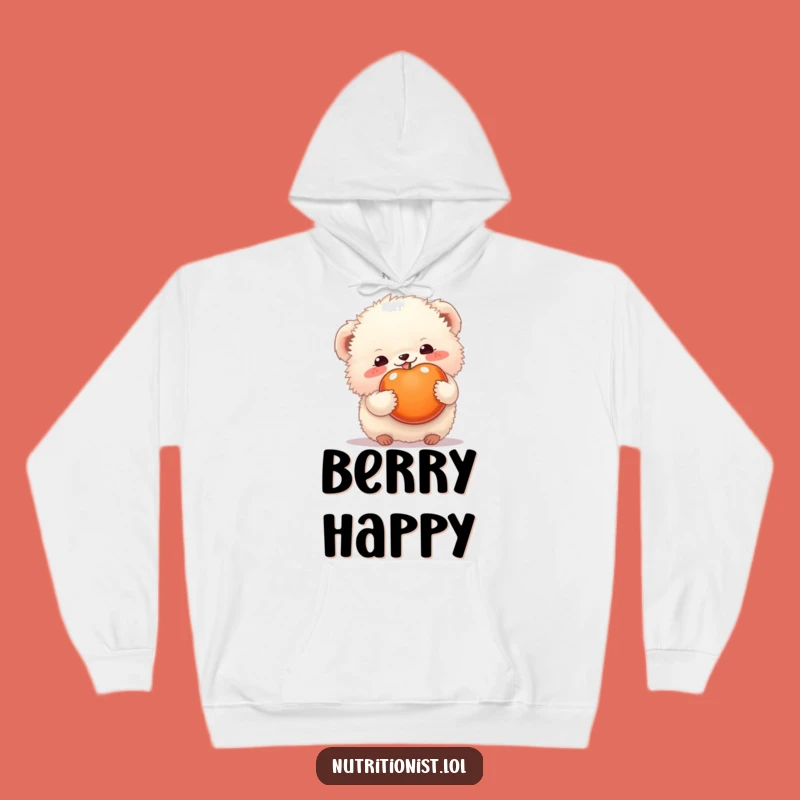 Funny Fluffy Creature Fruit Hoodie: Cozy Comfort, Sweet Style