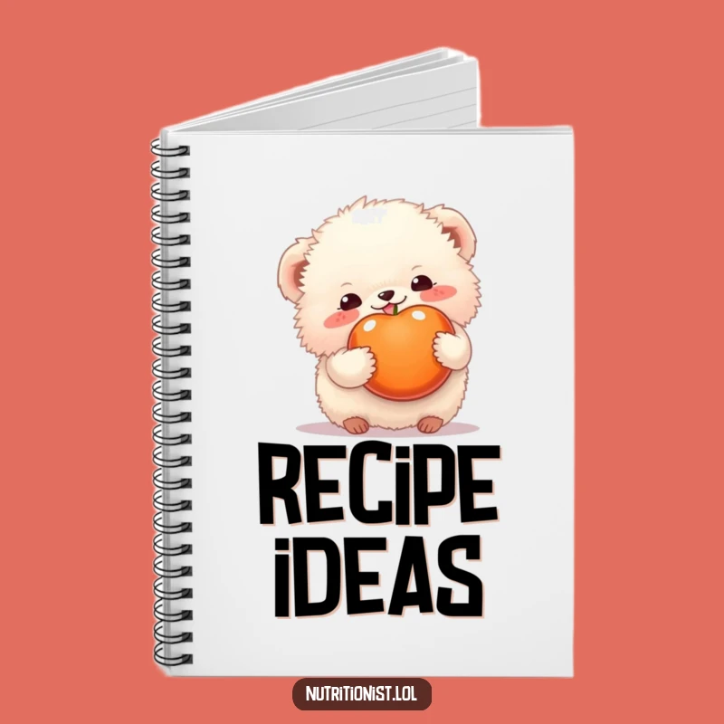 Funny Fluffy Creature Fruit Notebook: Jot Down Your Sweet Ideas